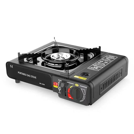 Horno portátil para exteriores con fuego ajustable, 2900W, unidad de cocina ligera, equipo de cocina para camping, barbacoa y cocina de olla caliente, con caja de almacenamiento.